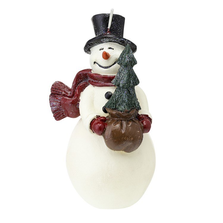 Свеча декоративная festive snowman из коллекции new year essential, 15 см (78353) Свеча декоративная festive snowman из коллекции new year essential, 15 см (78353)