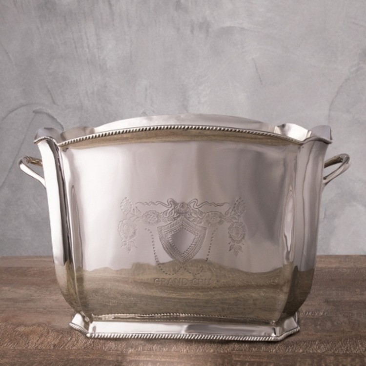 Емкость для охлаждения вина 9521SA/S, никель, посеребрение, silver plated, ROOMERS TABLEWARE Емкость для охлаждения вина 9521SA/S, никель, посеребрение, silver plated, ROOMERS TABLEWARE