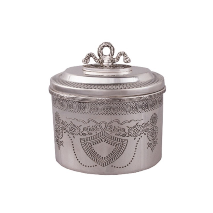 Шкатулка 9597, никель, посеребрение, silver plated, ROOMERS TABLEWARE