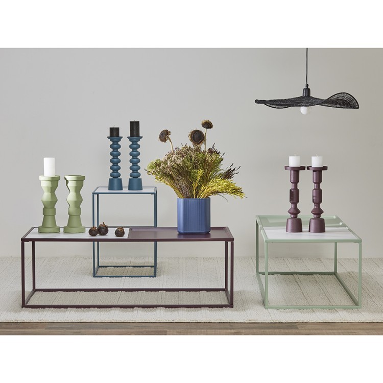 Столик журнальный mayen, 110х50 см, белый/зеленый (76060)