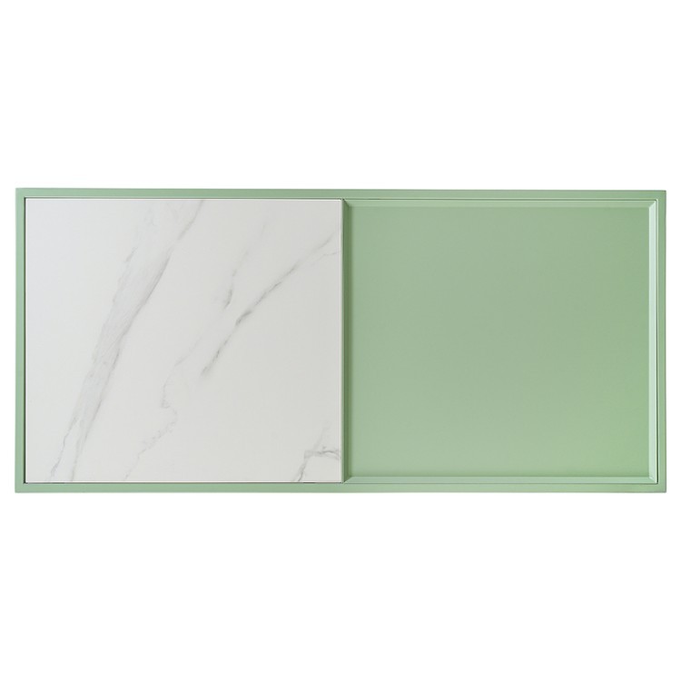 Столик журнальный mayen, 110х50х37 см, белый/зеленый (76060)