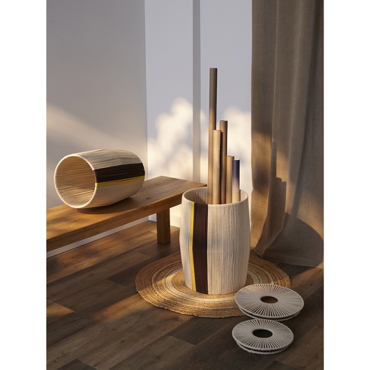 Корзина плетеная conga chocolate из коллекции ethnic, размер l (77204)