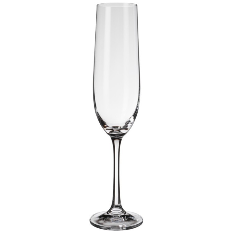 Набор бокалов для шампанского из 2 штук "viola" 190мл Bohemia Crystal (674-865)