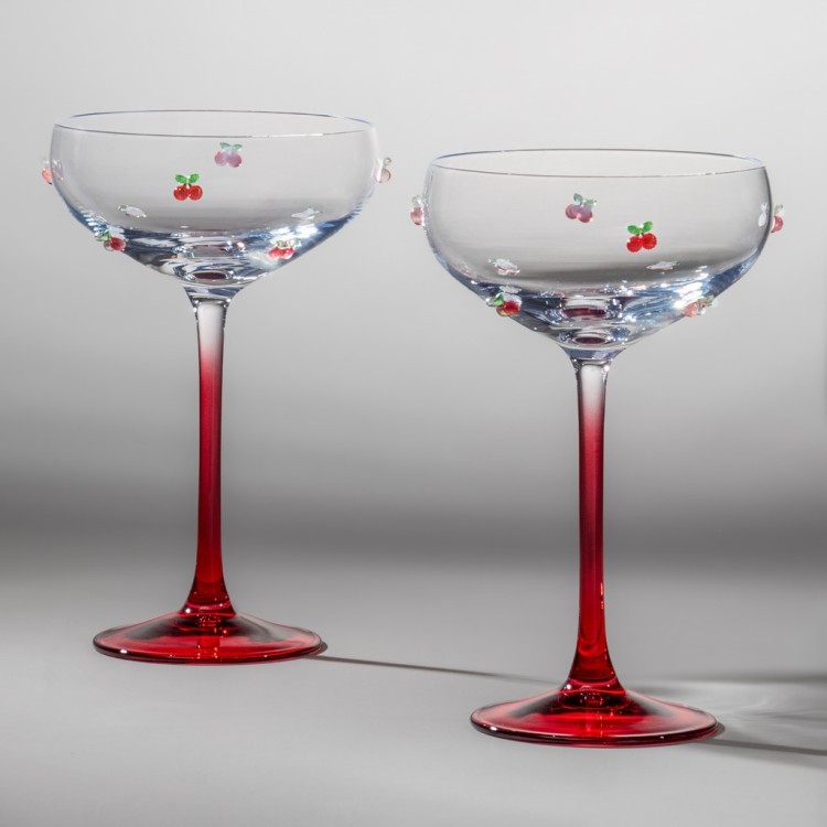 Набор креманок "fruity cherry" из 2 шт. 270 мл Lefard (685-101) Набор креманок "fruity cherry" из 2 шт. 270 мл Lefard (685-101)