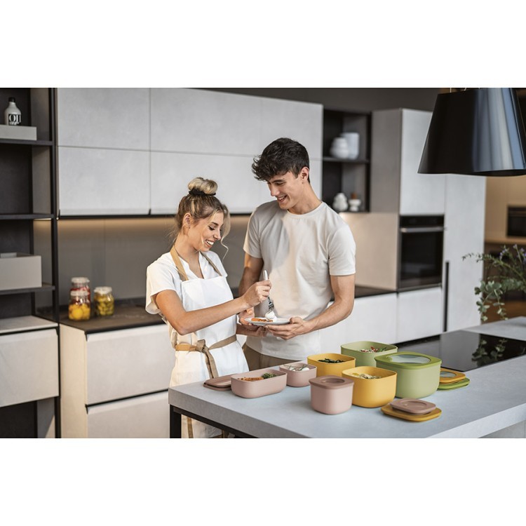 Контейнер для хранения store&more, 900 мл, розовый (75532)