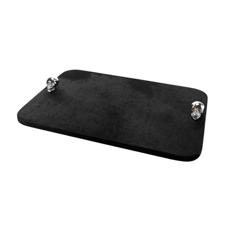 Поднос D238, воловья шкура, сталь, Black Nickel, ROOMERS FURNITURE