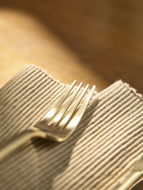 Набор столовых приборов pure, золотистые матовые, 24 пред. (79992)