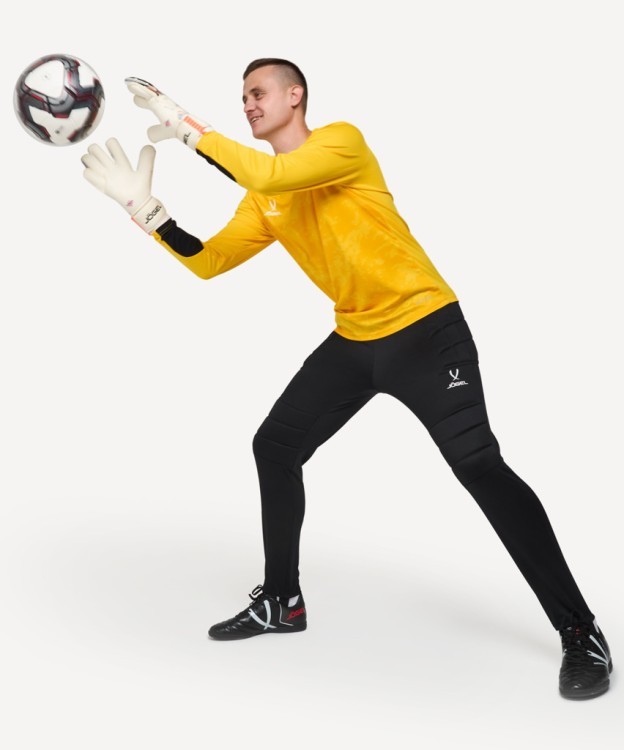 Брюки вратарские JÖGEL CAMP GK Pant, черный/белый (2107129)