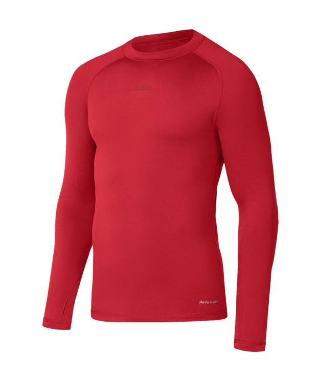 Джемпер компрессионный утепленный JOGEL CAMP PerFormDRY Baselayer Top Warm, красный (2126281)