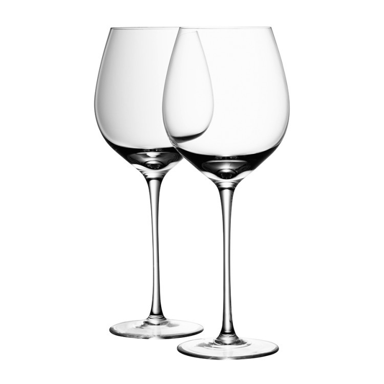 Набор из 4 бокалов для красного вина с подставками wine 750 мл (59708)