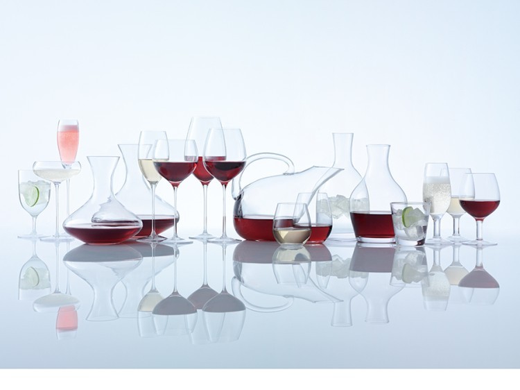 Набор из 4 бокалов для красного вина с подставками wine 750 мл (59708)