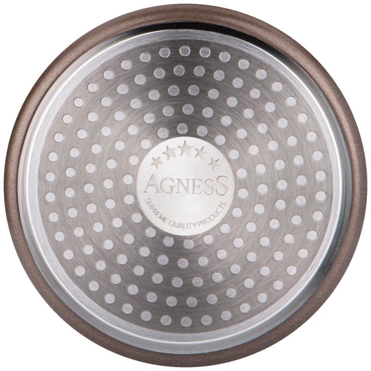 Ковш agness "spicy" с "мраморным" антипригар.покрытием 1,4 л, 16*8.5 смцвет: шампань Agness (947-534) Ковш agness "spicy" с "мраморным" антипригар.покрытием 1,4 л, 16*8.5 смцвет: шампань Agness (947-534)