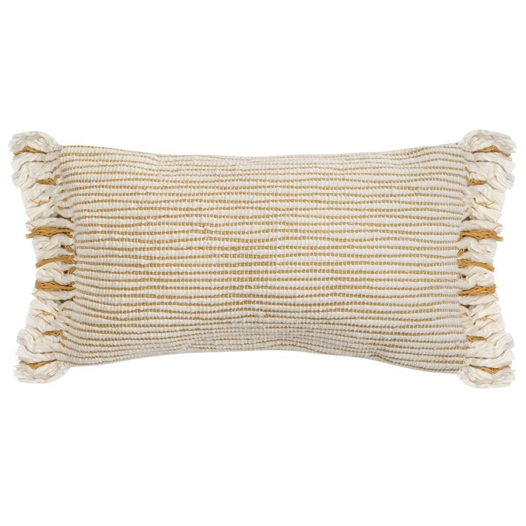 Чехол на подушку горчичного цвета clouds из коллекции ethnic, 35х60 см (76145) Чехол на подушку горчичного цвета clouds из коллекции ethnic, 35х60 см (76145)