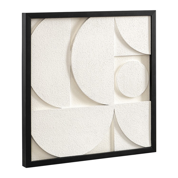 Панно декоративное с эффектом 3d minimalism, с черной рамой, 40х40 см (76492) Панно декоративное с эффектом 3d minimalism, с черной рамой, 40х40 см (76492)