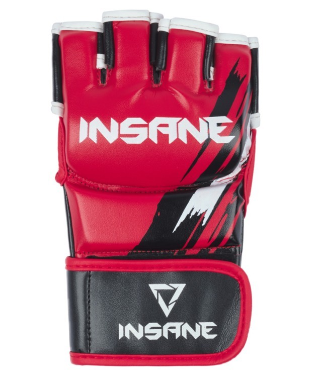 Перчатки для MMA FALCON, ПУ, красный, S (1743523) Перчатки для MMA FALCON, ПУ, красный, S (1743523)