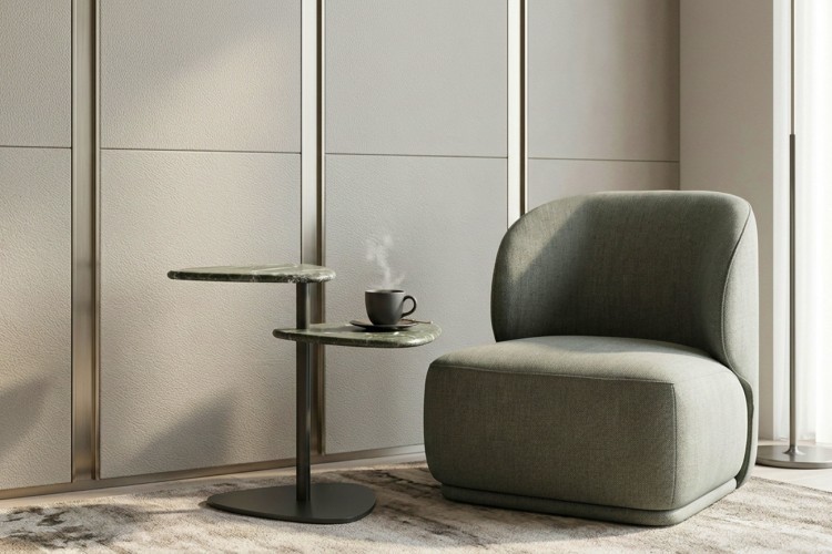 Кресло Капри Базовая(Capri Basic), рогожка т.серый Norton-Graphite 80*90*82см (TT-00016877)