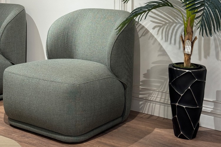 Кресло Капри Базовая(Capri Basic), рогожка т.серый Norton-Graphite 80*90*82см (TT-00016877)