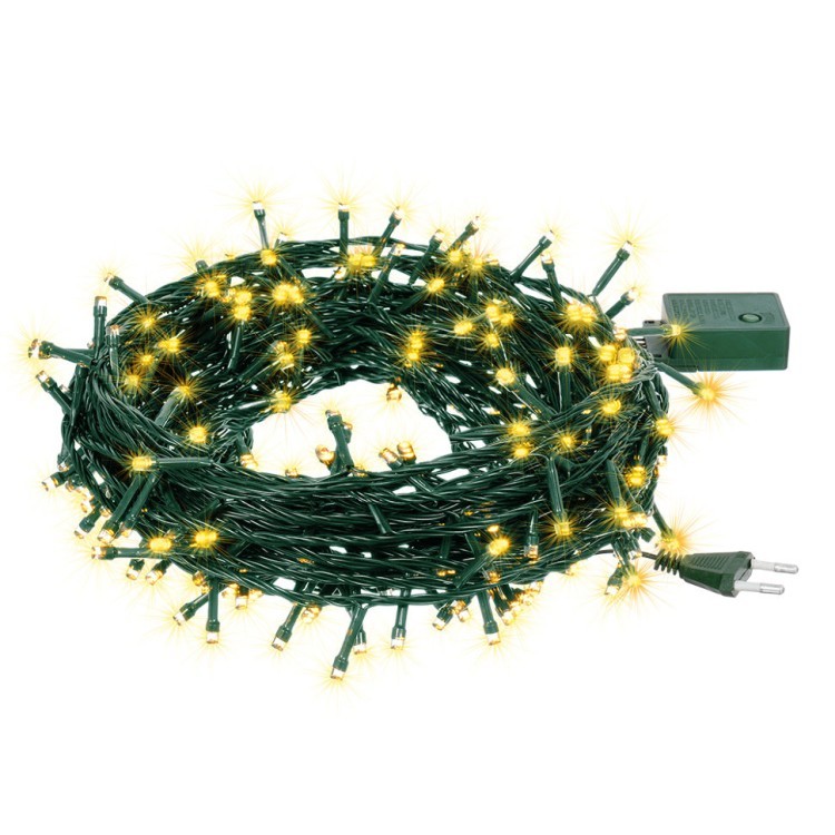 Светодиодная гирлянда для дома (желтый свет) Vegas Нить 100 LED, 10 м, 220V 55064 (64445) Светодиодная гирлянда для дома (желтый свет) Vegas Нить 100 LED, 10 м, 220V 55064 (64445)