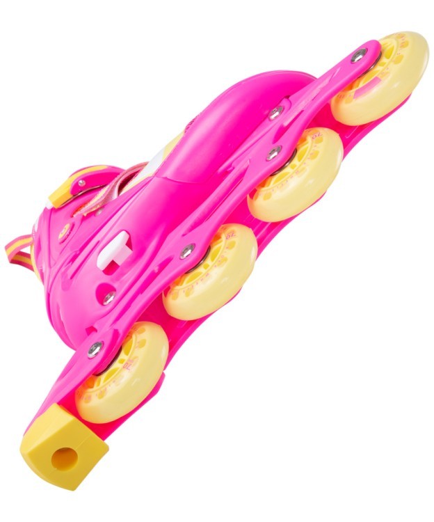 Ролики раздвижные Wing Pink, пластиковая рама (928814)
