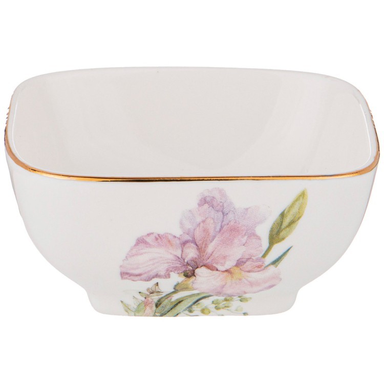Салатник квадратный lefard "irises" 8*4см 100 мл Lefard (590-345-1)