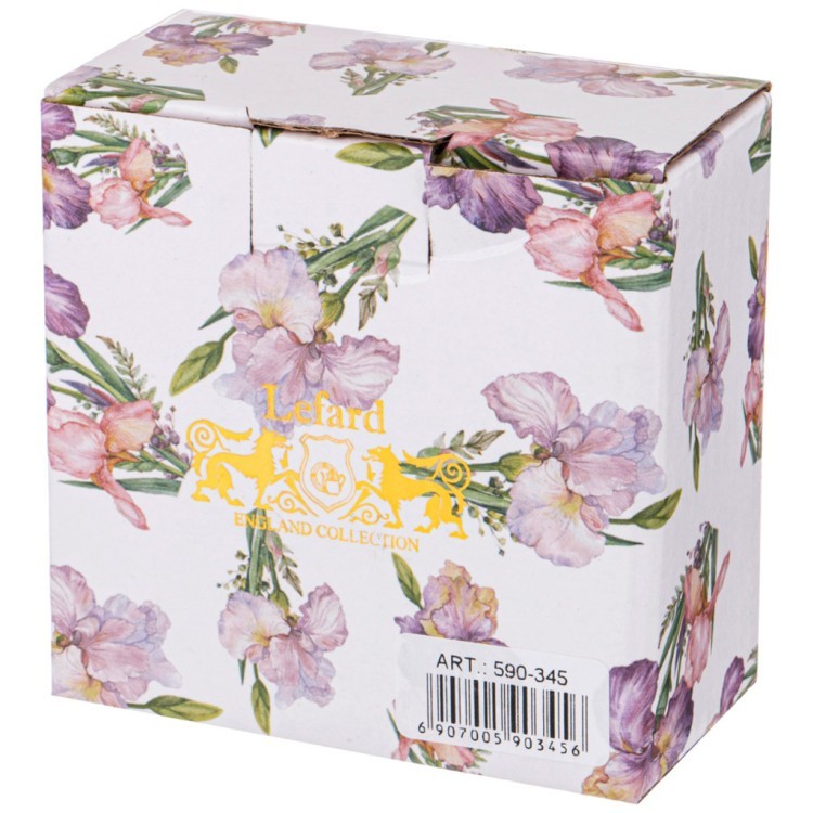 Салатник квадратный lefard "irises" 8*4см 100 мл Lefard (590-345-1)