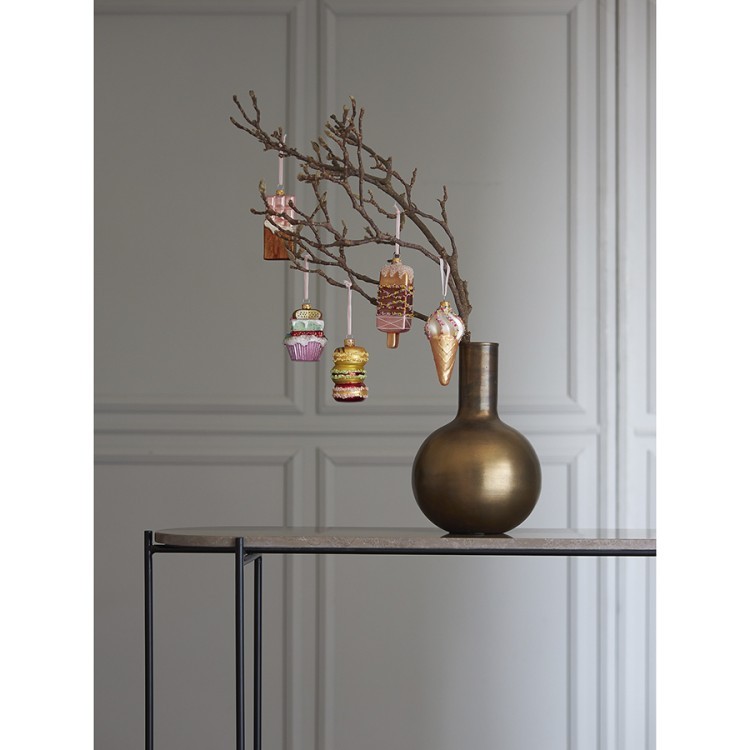 Набор ёлочных украшений glimmer selection из коллекции new year essential, 5 шт. (78274)