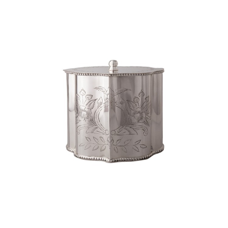 Шкатулка 10502/S, никель, посеребрение, silver, ROOMERS TABLEWARE