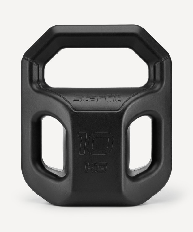 Гиря пластиковая STARFIT DB-505, 10 кг, черный (2113754) Гиря пластиковая STARFIT DB-505, 10 кг, черный (2113754)