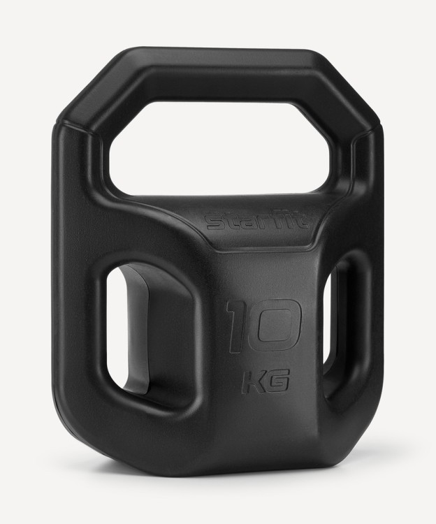 Гиря пластиковая STARFIT DB-505, 10 кг, черный (2113754) Гиря пластиковая STARFIT DB-505, 10 кг, черный (2113754)