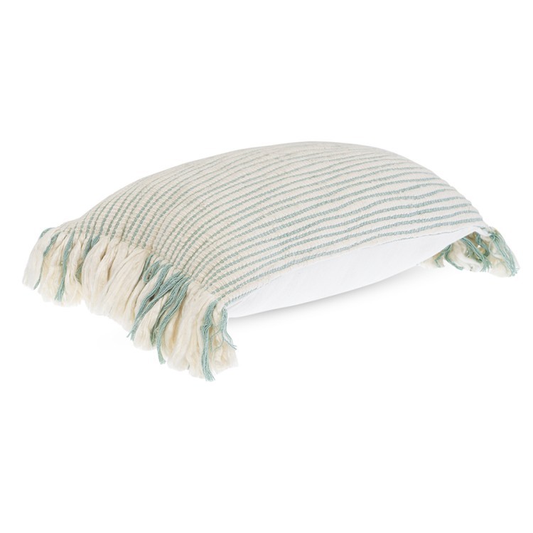 Чехол на подушку мятного цвета clouds из коллекции ethnic, 35х60 см (76147) Чехол на подушку мятного цвета clouds из коллекции ethnic, 35х60 см (76147)