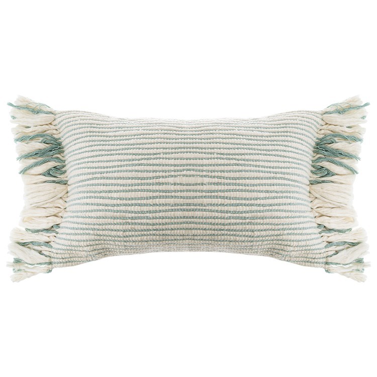 Чехол на подушку мятного цвета clouds из коллекции ethnic, 35х60 см (76147) Чехол на подушку мятного цвета clouds из коллекции ethnic, 35х60 см (76147)