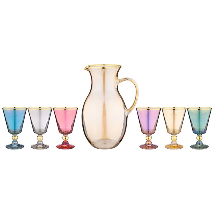 Набор из 7пр кувшин и 6 стаканов  "premium colors" ART DECOR (326-103)