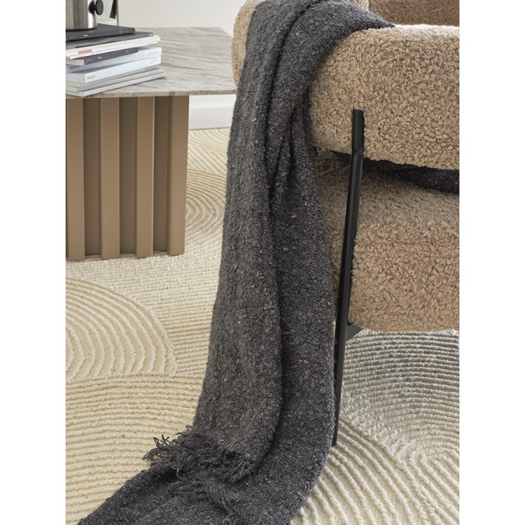 Кресло hugme, букле, миндальное молоко (77335) Кресло hugme, букле, миндальное молоко (77335)