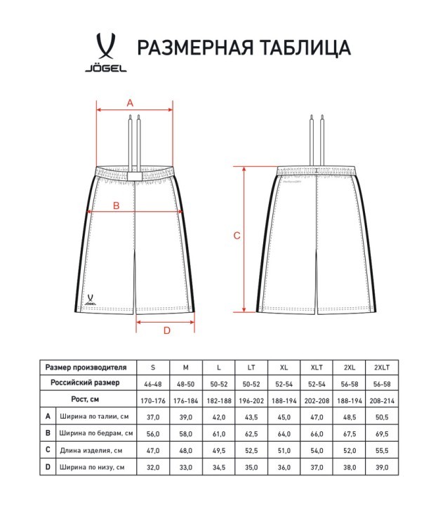 Шорты баскетбольные JOGEL DIVISION PerFormDRY Shorts 99, черный (2130683)