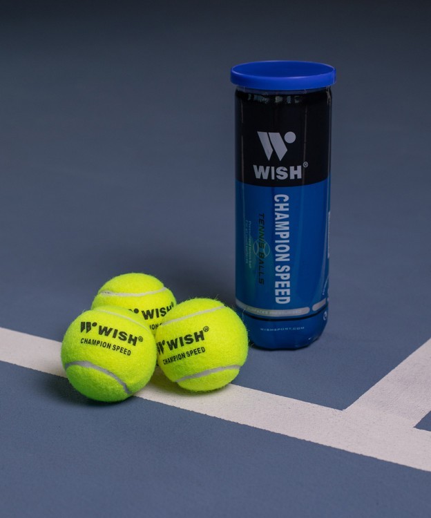 Мяч для большого тенниса WISH Champion Speed 610, 3 шт. (2107942) Мяч для большого тенниса WISH Champion Speed 610, 3 шт. (2107942)