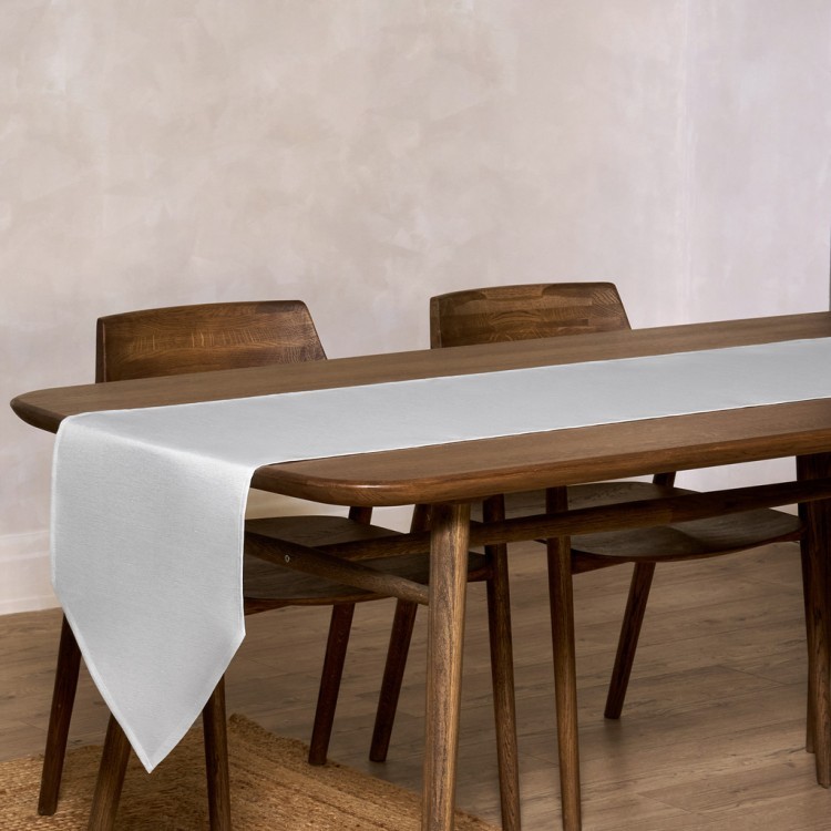 Дорожка на стол 45х220 cm  "феерия. серебро", цвет: белый, tm lefard, полиэстер 100% Lefard (986-004-31)