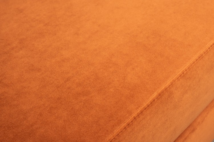 Диван Trevi 230М(К) трехм раскл с кантом оранж Pad32+Lattice ORANG 232*103*88см (TT-00016896)