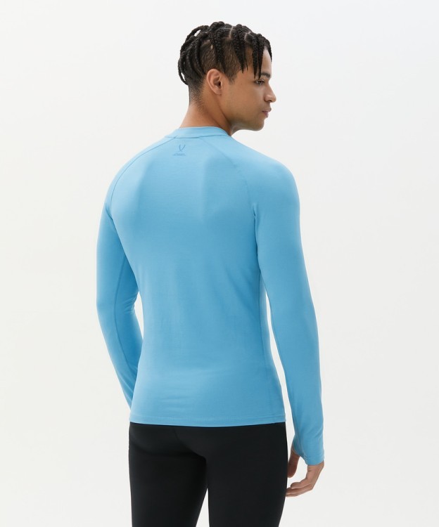 Джемпер компрессионный утепленный JOGEL CAMP PerFormDRY Baselayer Top Warm, голубой (2124804)