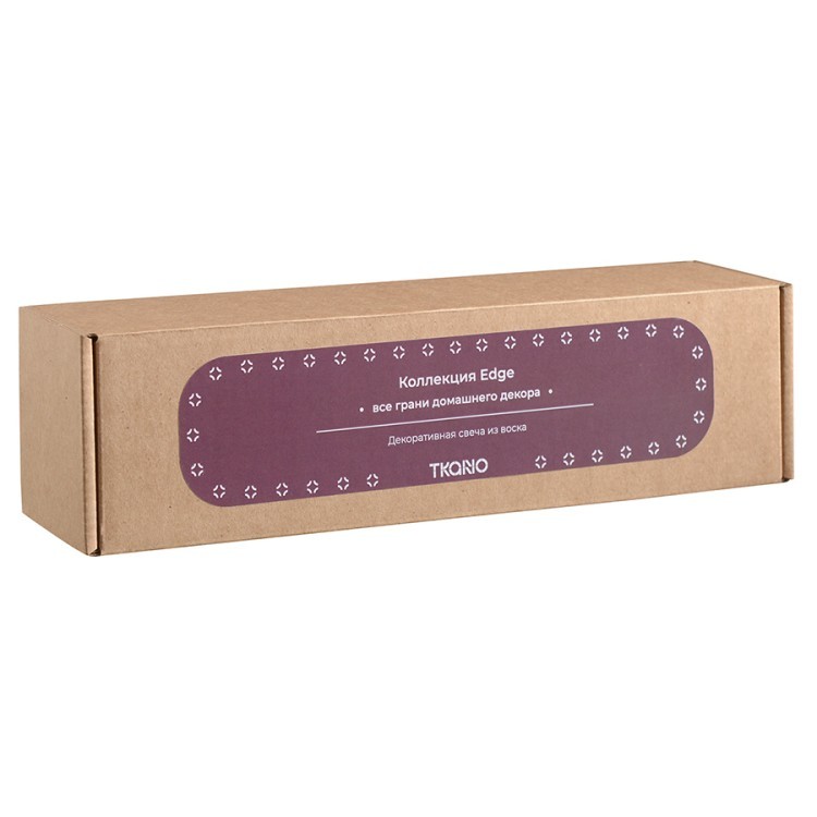 Свеча декоративная бордового цвета из коллекции edge, 25,5см (73754) Свеча декоративная бордового цвета из коллекции edge, 25,5см (73754)