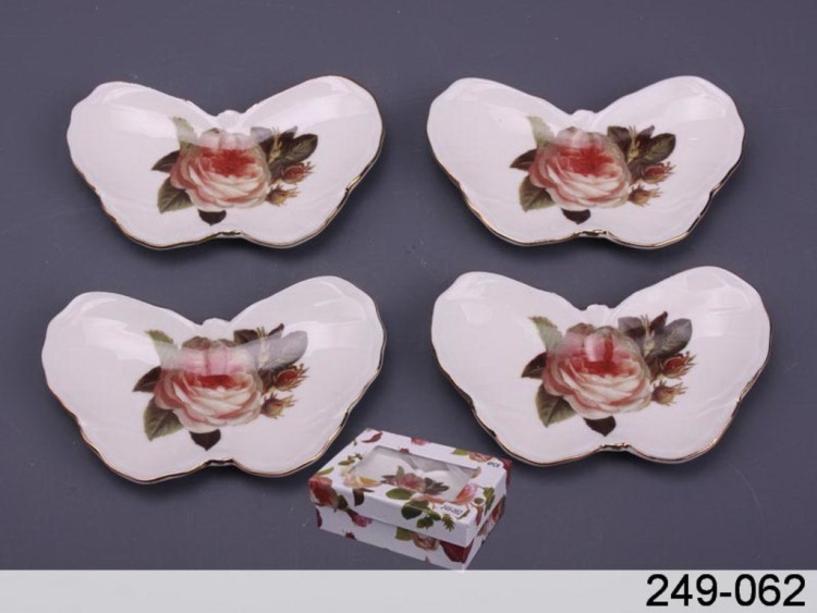 Комплект подставок под чайные пакетики из 4 шт. Porcelain Manufacturing (249-062) 