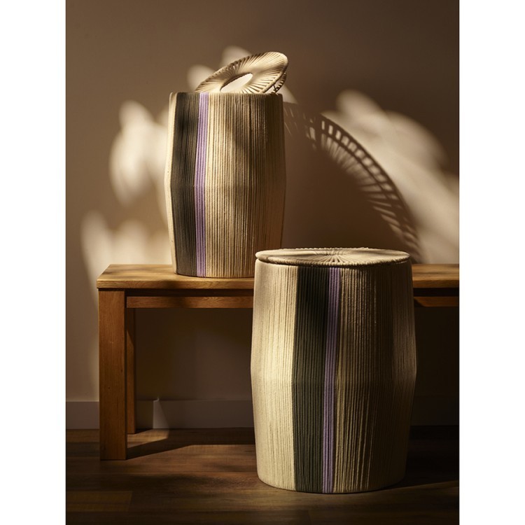 Корзина плетеная conga grey из коллекции ethnic, размер m (77209) Корзина плетеная conga grey из коллекции ethnic, размер m (77209)