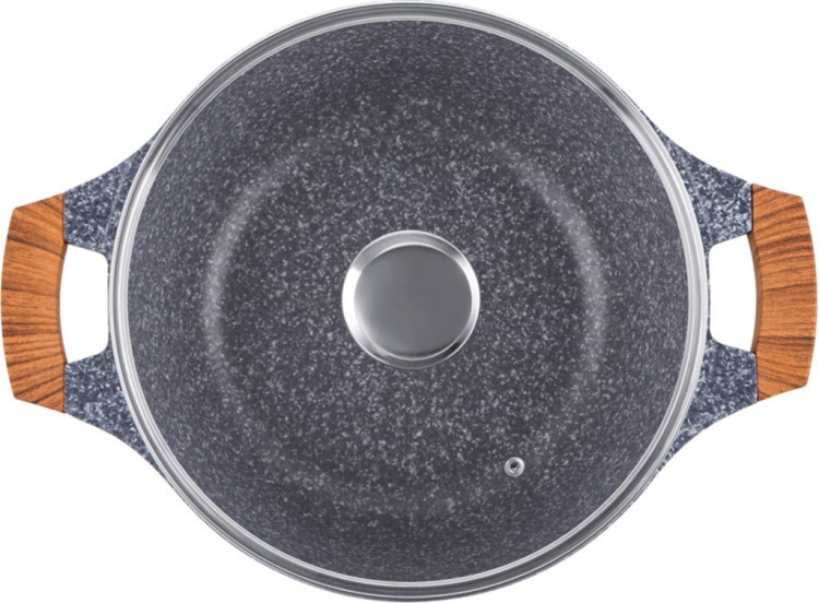 Сковорода- сотейник с гранитным антипригар.покрытием, 3 л, диаметр=26 см. высота=7,5 см. Ningbo Gourmet (926-120) 