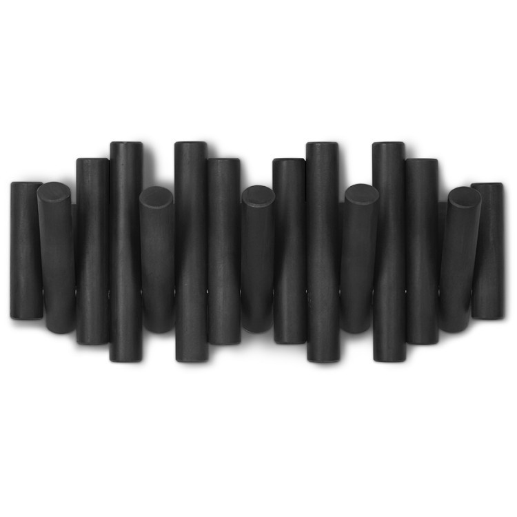 Вешалка настенная picket, 5 крючков, черная (72234) Вешалка настенная picket, 5 крючков, черная (72234)