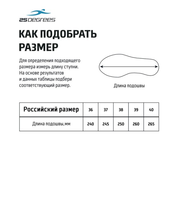 Аквашузы 25DEGREES Network Black/Grey, универсальный, р. 36-40 (2121709)