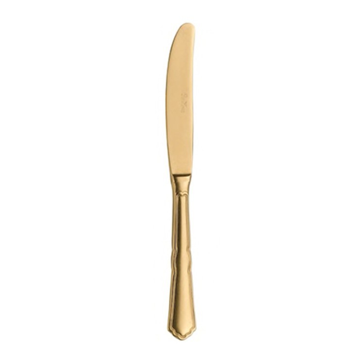 Нож столовый 0JA40003, нержавеющая сталь 18/10, PVD, matt gold, PINTINOX