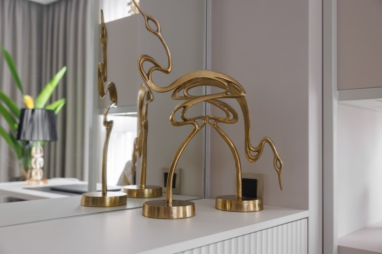 Статуэтка "Цапля" цвет шампань 30*13*36см (TT-00005536)