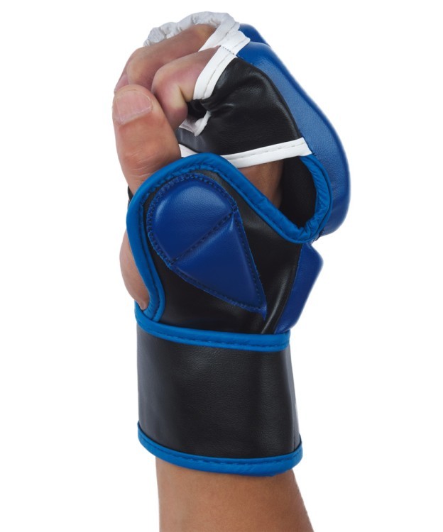 Перчатки для MMA FALCON, ПУ, синий, S (1743533)