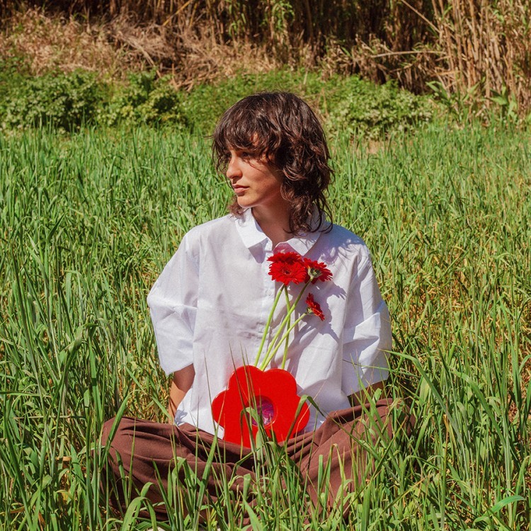 Ваза для цветов daisy, 20 см, красная (75939)