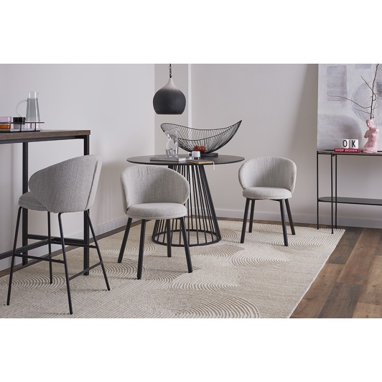 Стул comfy, рогожка, топленое молоко (77336)