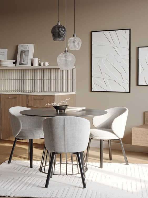 Стул comfy, рогожка, топленое молоко (77336)